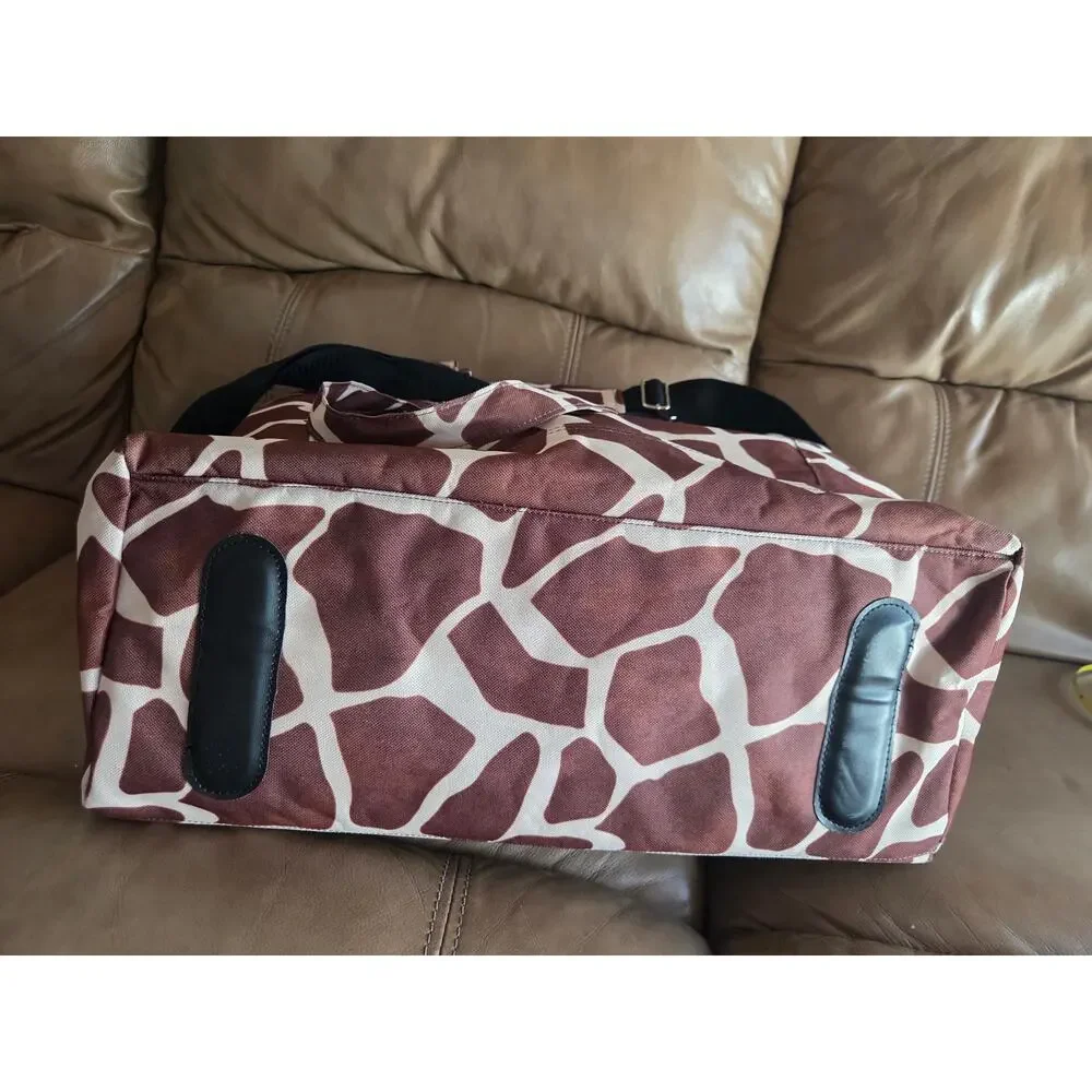TRAVEL TREND Giraffe print travel tote bag 18